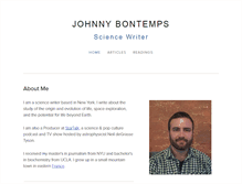 Tablet Screenshot of johnnybontemps.com